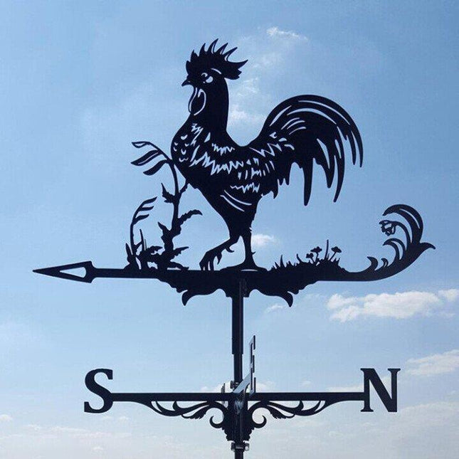 Elegant Garden Weathervane | Accurate Wind Direction Indicator | Durable Outdoor Decor for Roof & Garden Aesthetics 0