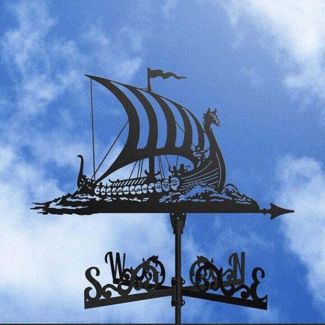 Elegant Garden Weathervane | Accurate Wind Direction Indicator | Durable Outdoor Decor for Roof & Garden Aesthetics 1