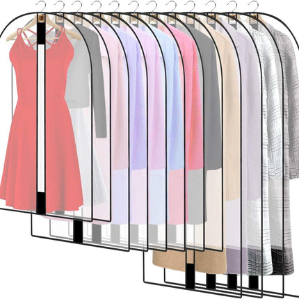 Elegant Garment Bag | Extra-Long Dress Cover with Durable Zipper | Protective Storage for Wedding Gowns and Formalwear 0