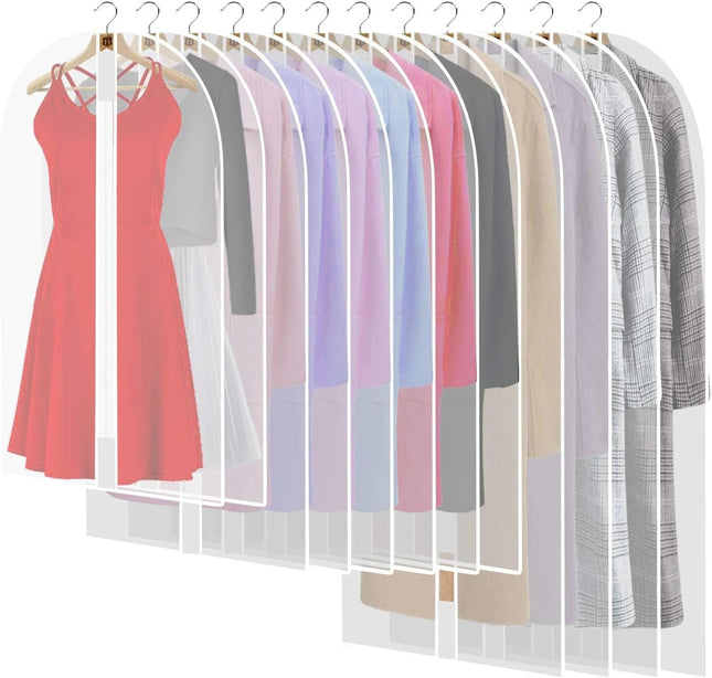 Elegant Garment Bag | Extra-Long Dress Cover with Durable Zipper | Protective Storage for Wedding Gowns and Formalwear 1