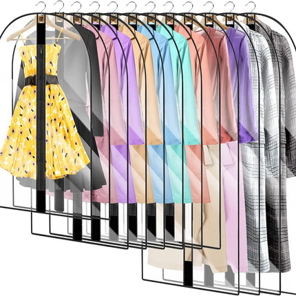 Elegant Garment Bag | Extra-Long Dress Cover with Durable Zipper | Protective Storage for Wedding Gowns and Formalwear 10