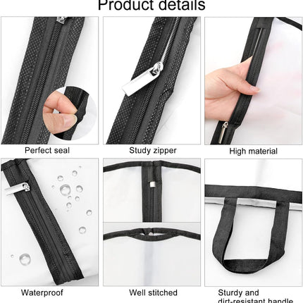 Elegant Garment Bag | Extra-Long Dress Cover with Durable Zipper | Protective Storage for Wedding Gowns and Formalwear 8