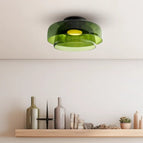2 layers-D 40cm x H 18cm / Ø 15.7″ x H 7.1″ / Green