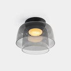 2 layers-D 32cm x H 24cm / Ø 12.6″ x H 9.4″ / Gray