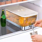 Elegant Glass Drink Dispenser with Clamp Lid for Parties and Gatherings 0