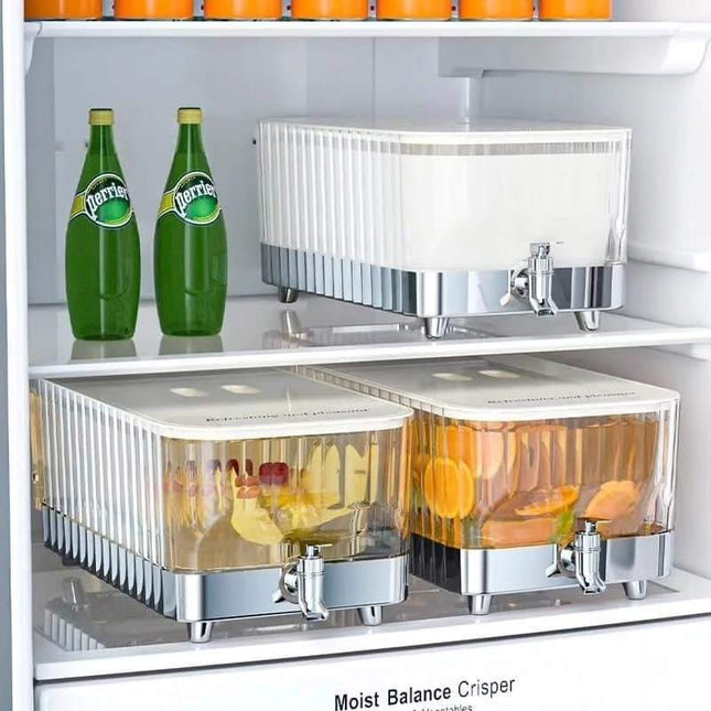 Elegant Glass Drink Dispenser with Clamp Lid for Parties and Gatherings 1