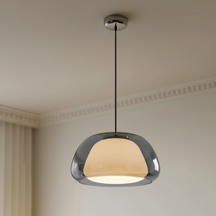 Elegant Glass Pendant Light | Modern Adjustable Dome Design for Kitchen Island Lighting 1
