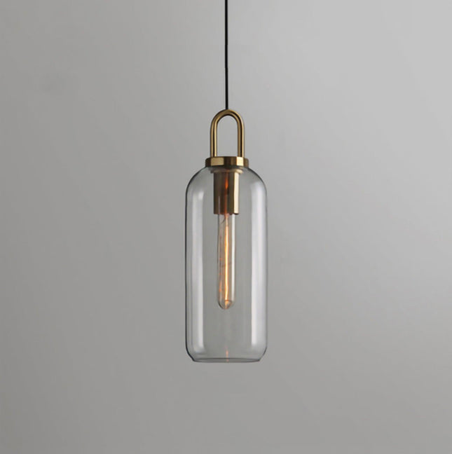 Elegant Glass Pendant Light | Modern Kitchen Pendant Lighting with Adjustable Height | Sophisticated Illumination for Any Room 0