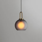 Diameter 8 in x H 12 in / Frosted smoke gray