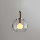 Diameter 10 in x H 13 in / Transparent glass