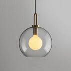 Diameter 12 in x H 15 in / Transparent glass
