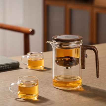 Elegant Glass Teapot | Loose Leaf Tea Maker with Stainless Steel Infuser | Perfect Brewing Control for Flavorful Tea 2