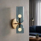 Elegant Glass Wall Sconce Lighting with Dual Cylinder Design | Soft Light Diffusion for Ambient Illumination 0