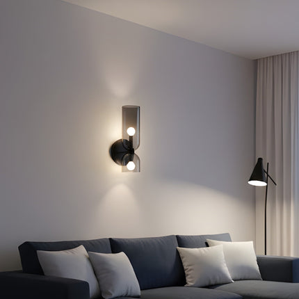 Elegant Glass Wall Sconce Lighting with Dual Cylinder Design | Soft Light Diffusion for Ambient Illumination 4