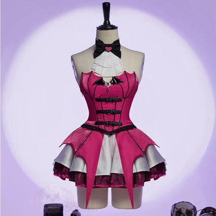 Elegant Gothic Vampire Dress | Long Sleeve Costume for Stunning Halloween Looks 2