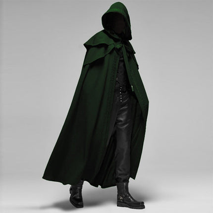 Elegant Gothic | Hooded Cloak with Velvet Fabric & Oversized Hood | Unisex Design for Cosplay and Themed Events 3