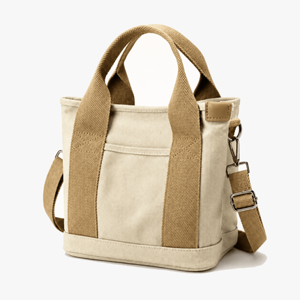 Elegant Handmade Tote Bag with Multi-Pocket Organization | Lightweight Canvas Design for Effortless Daily Use 5