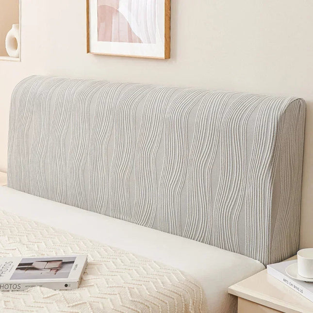 Elegant Headboard Cover | Soft Polyester with High Elasticity | Machine Washable for Easy Care 0