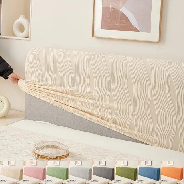 Elegant Headboard Cover | Soft Polyester with High Elasticity | Machine Washable for Easy Care 1