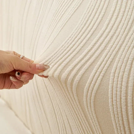 Elegant Headboard Cover | Soft Polyester with High Elasticity | Machine Washable for Easy Care 2