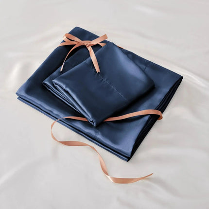 Elegant Home | Deep Pocket Fitted Sheet Set with Luxurious Satin | Soft Bedding for Ultimate Comfort 5