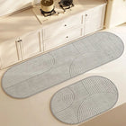Elegant Home | Non-Slip Bath Mat with Absorbent Velvet Surface | Modern Bathroom Rug for Safety and Comfort 0