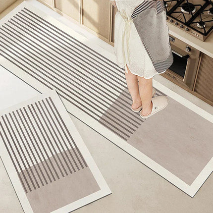 Elegant Home | Non-Slip Bath Mat with Absorbent Velvet Surface | Modern Bathroom Rug for Safety and Comfort 3