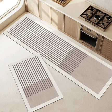 Elegant Home | Non-Slip Bath Mat with Absorbent Velvet Surface | Modern Bathroom Rug for Safety and Comfort 6