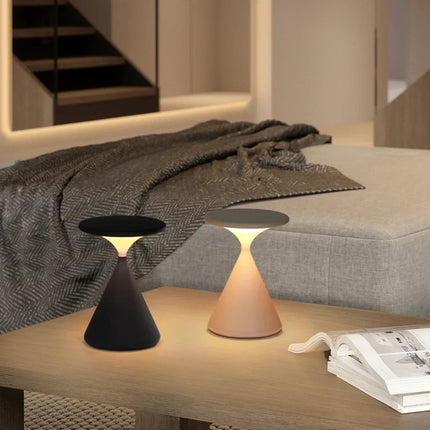 Elegant Hourglass Table Lamp | Cordless Design with Soft Ambient Light | Perfect for Modern Living Room Decor 5