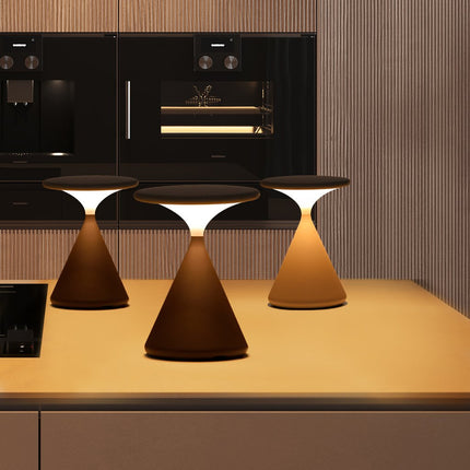Elegant Hourglass Table Lamp | Cordless Design with Soft Ambient Light | Perfect for Modern Living Room Decor 6