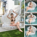 White / Specification: Shell swimming platform