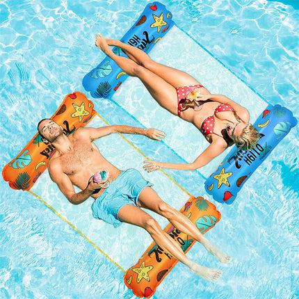 Elegant Inflatable Lounger | Eggplant-Shaped Air Lounger with Comfortable Mesh Insert | Lightweight Pool and Beach Chair for Ultimate Relaxation 0