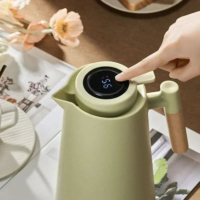 Elegant Insulated Flask with Digital Temperature Display | 1L Capacity for Optimal Beverage Enjoyment 1