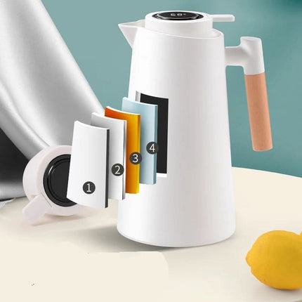 Elegant Insulated Flask with Digital Temperature Display | 1L Capacity for Optimal Beverage Enjoyment 4