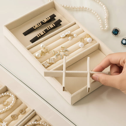 Elegant Jewelry Organizer | Jewelry Box for Women with Durable Nylon Insert | Compact Storage Solution for Effortless Access 6