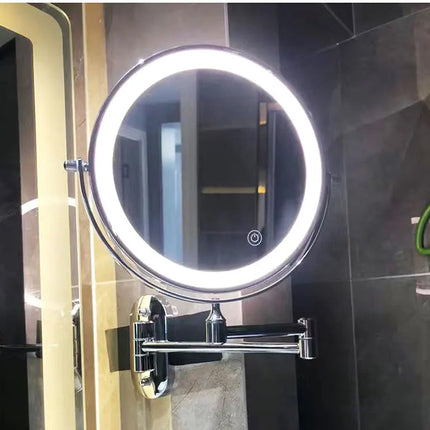 Elegant LED Magnifying Mirror with Adjustable Lighting for Flawless Makeup Application 4