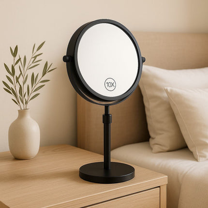 Elegant LED Makeup Mirror | 10X Magnification & Adjustable Height | Perfect Lighting for Flawless Makeup 6