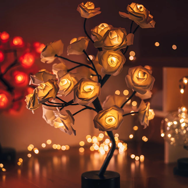 Elegant LED Rose Lamp with Soft Light & Energy Efficient Design for Romantic Ambiance 1