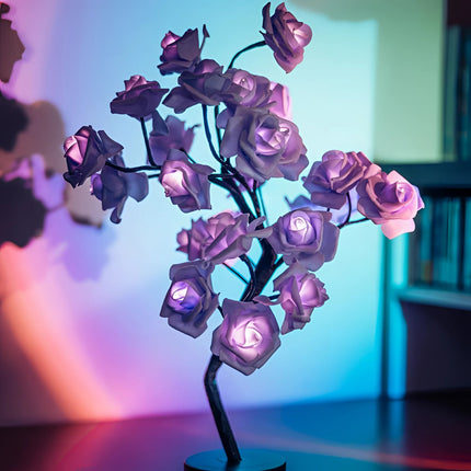 Elegant LED Rose Lamp with Soft Light & Energy Efficient Design for Romantic Ambiance 3