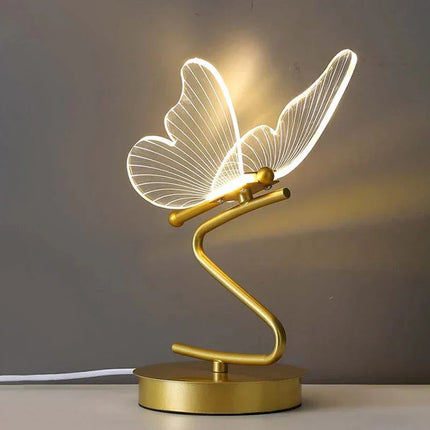 Elegant LED Table Lamp with Modern Butterfly Design for Ambient Lighting 3