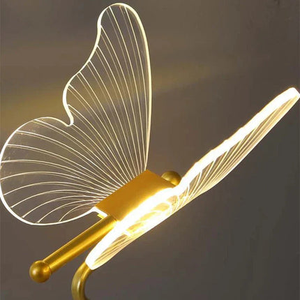 Elegant LED Table Lamp with Modern Butterfly Design for Ambient Lighting 6