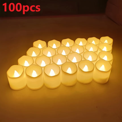 Elegant LED Tealights | Flameless Battery-Operated Candles with Flickering Effect | Safe, Smoke-Free Lighting for Romantic Occasions 6