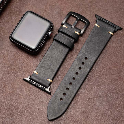 Elegant Leather Apple Watch Band with Premium Craftsmanship | Stylish Accessory for Any Occasion 7