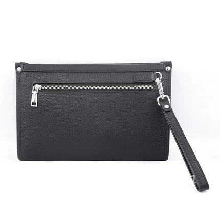 Elegant Leather Business Clutch with Fingerprint Lock | Secure Storage for Professionals 3