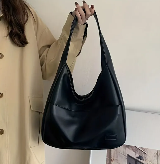Elegant Leather Handbag with Adjustable Shoulder Strap | Timeless Design for Effortless Style 0