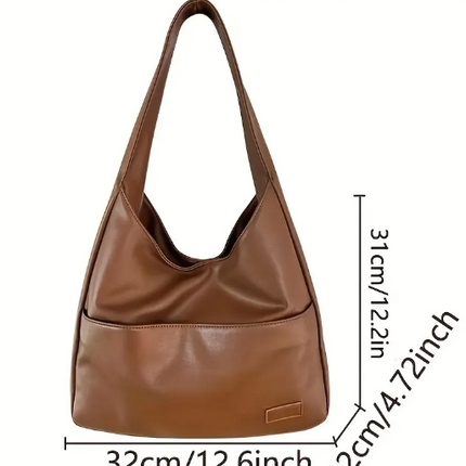 Elegant Leather Handbag with Adjustable Shoulder Strap | Timeless Design for Effortless Style 2