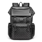 Elegant Leather Laptop Backpack with Cushioned Straps | Versatile Design for Work and Travel 0