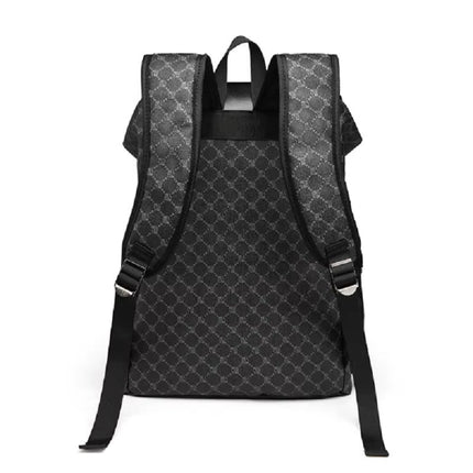 Elegant Leather Laptop Backpack with Cushioned Straps | Versatile Design for Work and Travel 4