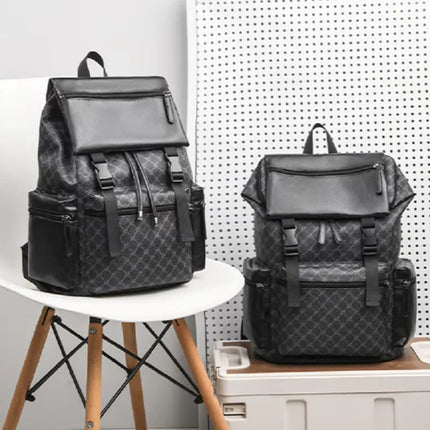 Elegant Leather Laptop Backpack with Cushioned Straps | Versatile Design for Work and Travel 5