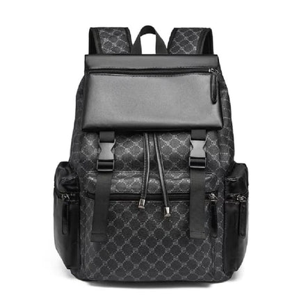 Elegant Leather Laptop Backpack with Cushioned Straps | Versatile Design for Work and Travel 6